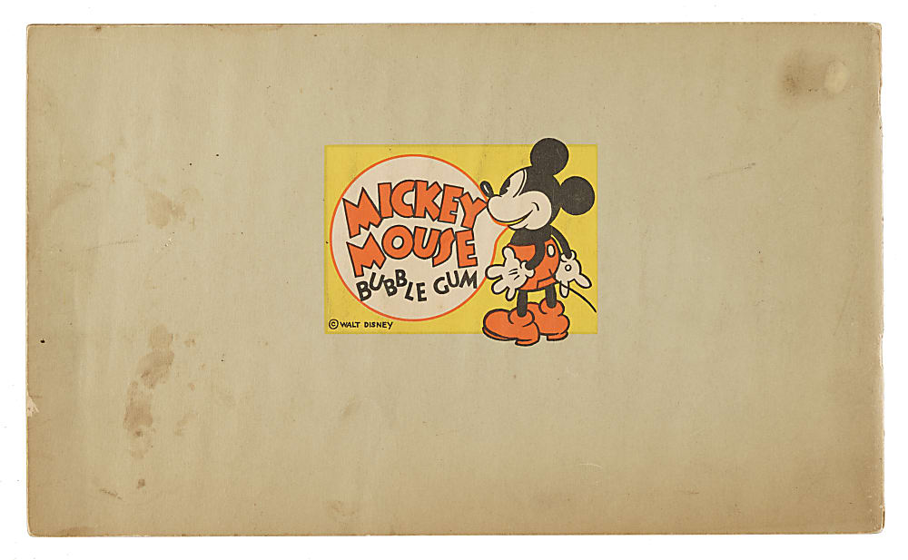 1935 R89 Gum, Inc. "Mickey Mouse" Bubble Gum Original Display Album