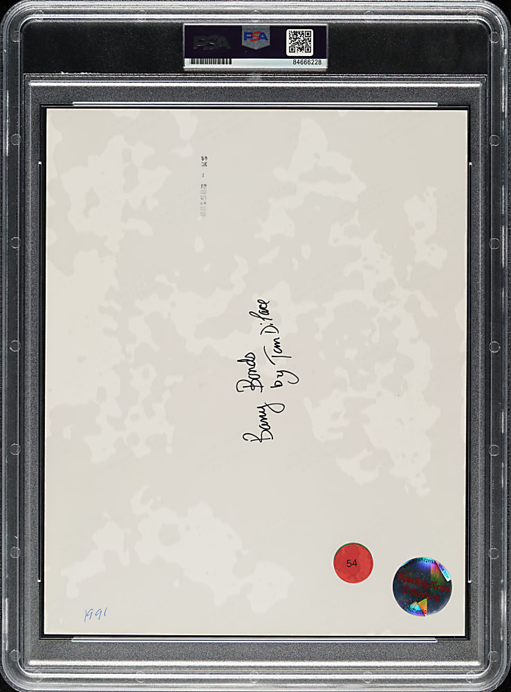 Circa 1991 Barry Bonds Original Sporting News Photograph PSA/DNA Type I