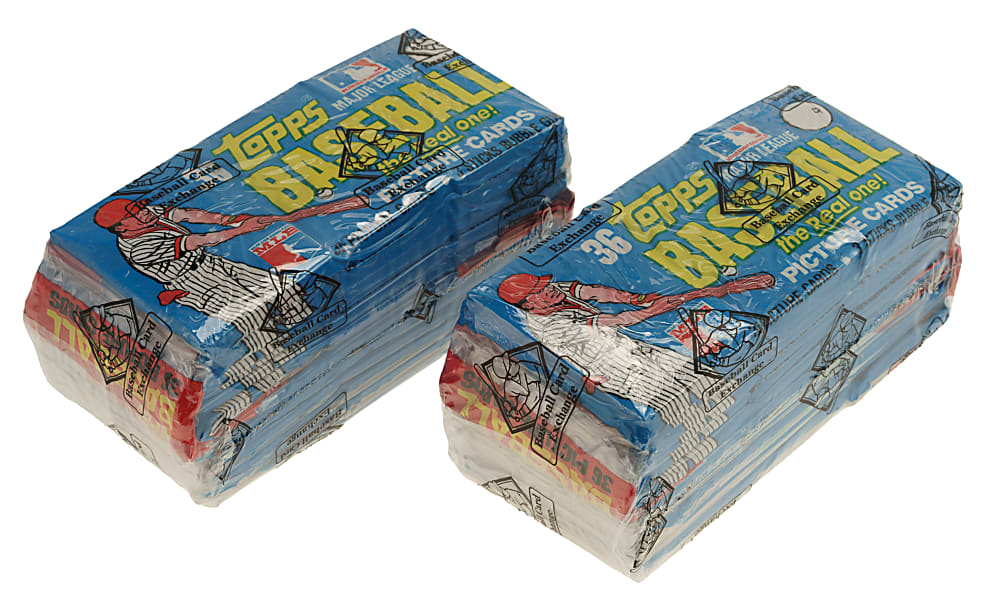 1981 Topps Unopened Grocery Rack Pack Collection (24 Packs) - BBCE