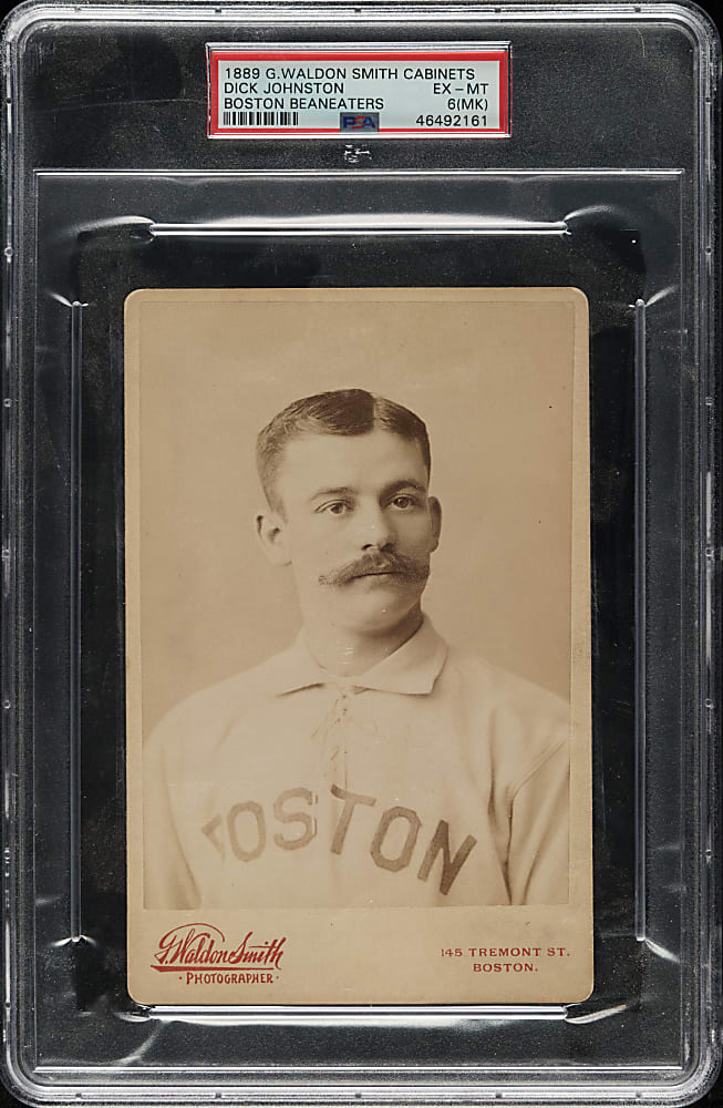 1889 G. Waldon Smith Cabinet Dick Johnston PSA EX-MT 6 (MK) - Ex-Hardy Richardson Estate