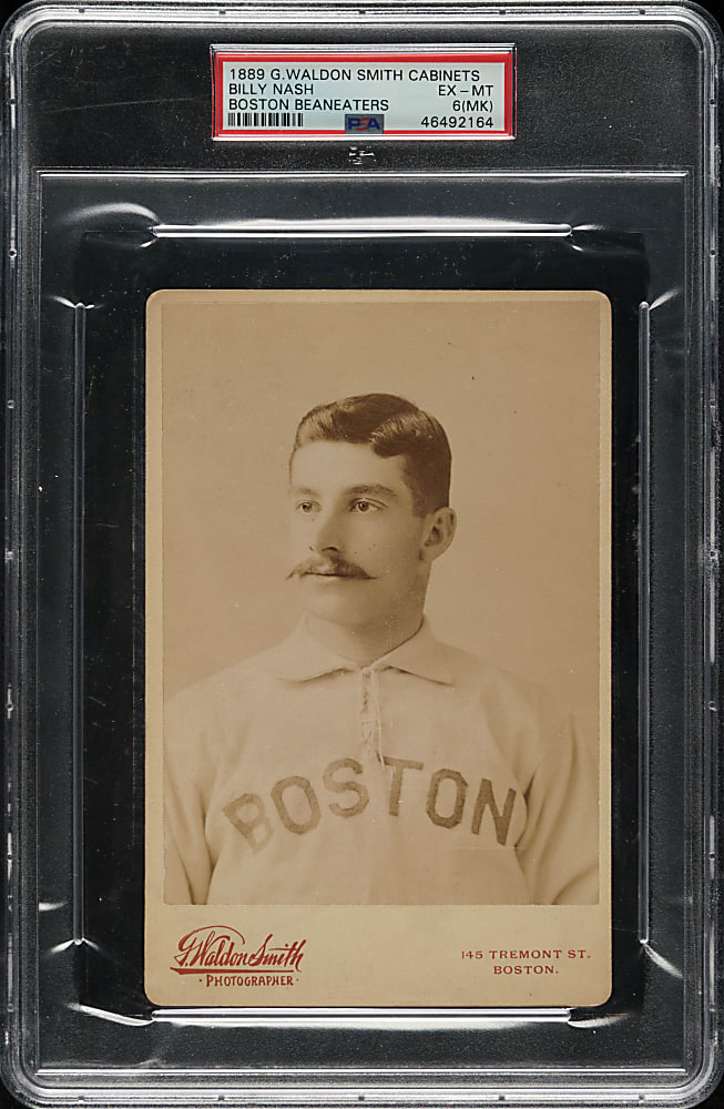 1889 G. Waldon Smith Cabinet Billy Nash PSA EX-MT 6 (MK) - Ex-Hardy Richardson Estate