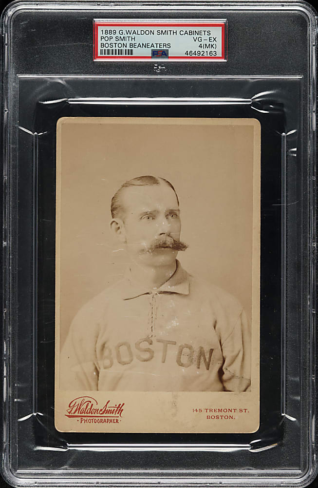 1889 G. Waldon Smith Cabinet Pop Smith PSA VG-EX 4 (MK) - Ex-Hardy Richardson Estate