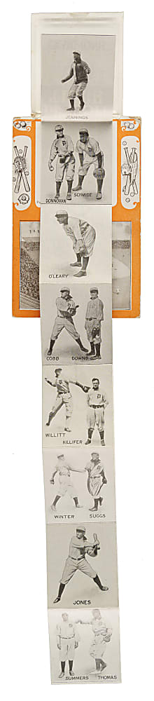 Circa 1908 Detroit Tigers "Our Home Team" Fold-Out Postcard with Ty Cobb