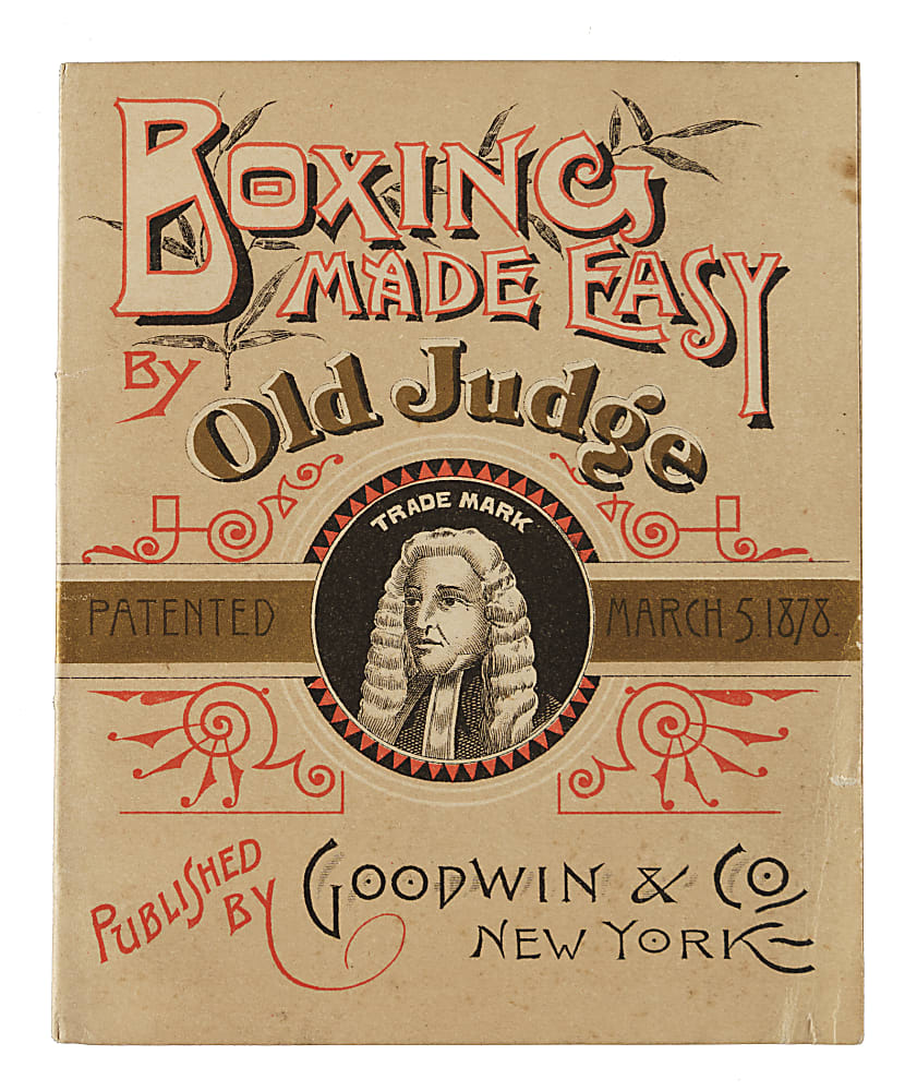 1880's Old Judge "Boxing Made Easy" Booklet