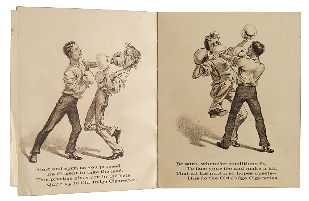 1880's Old Judge "Boxing Made Easy" Booklet