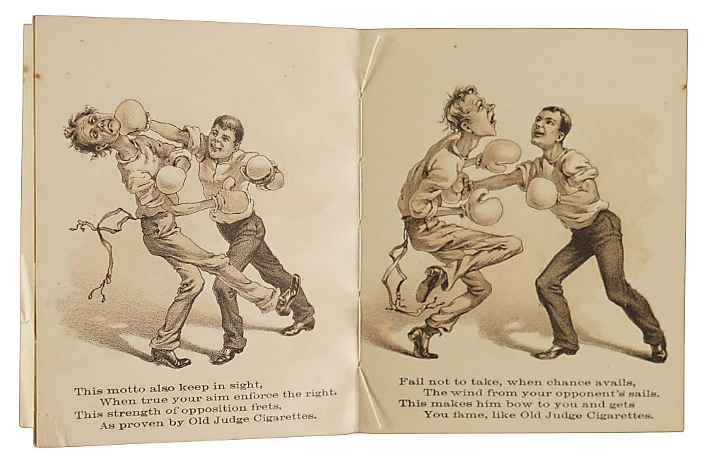 1880's Old Judge "Boxing Made Easy" Booklet