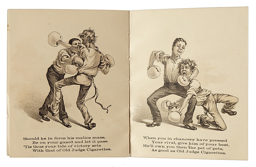 1880's Old Judge "Boxing Made Easy" Booklet
