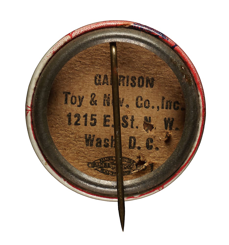 May 6, 1940 Walter Johnson For Congress Pin