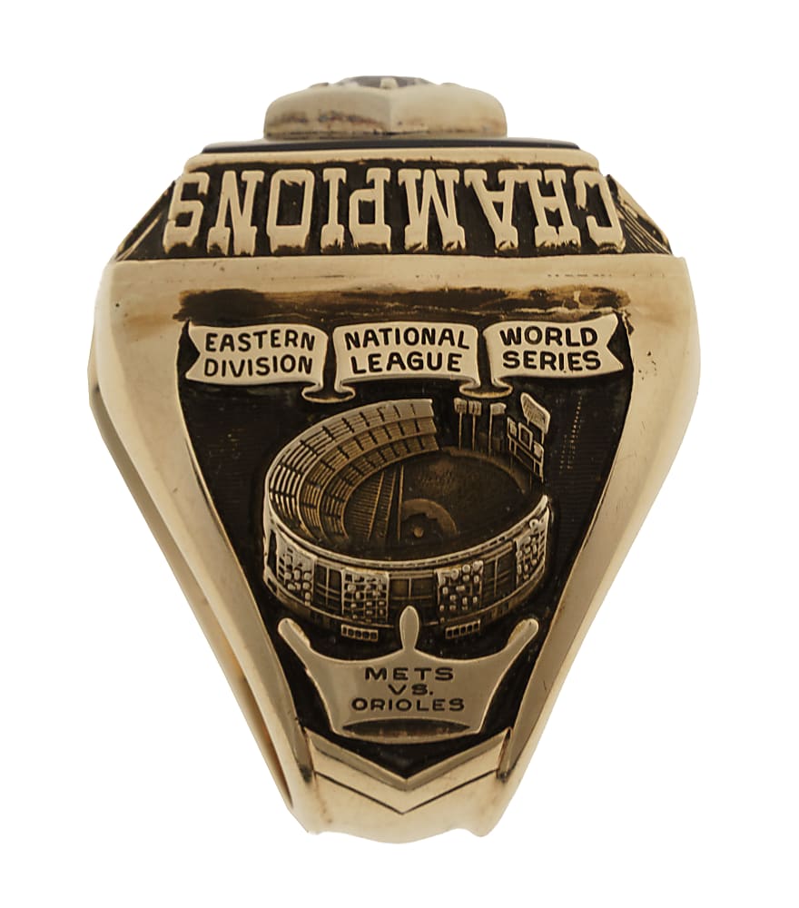 1969 New York Mets World Series Championship Staff Member Ring