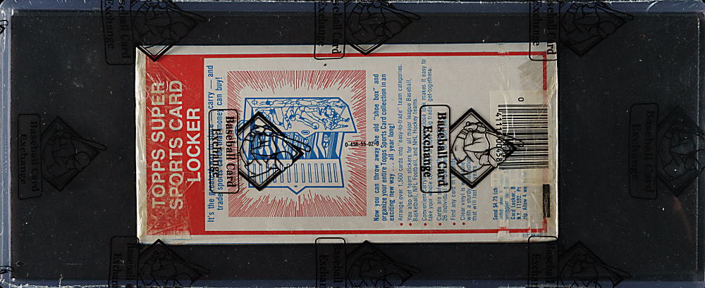 1980 Topps Unopened Wax Pack Tray - BBCE