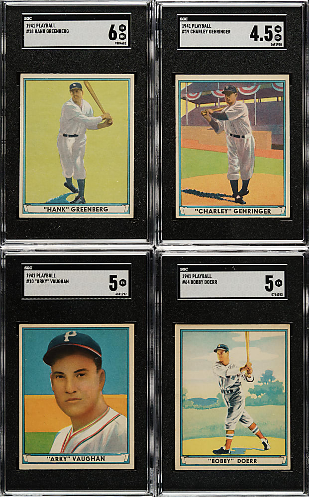 1941 R336 Play Ball Near-Complete Set (66/72)
