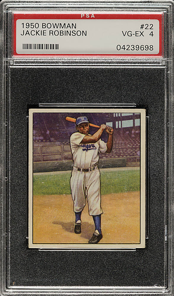 1950 Bowman #22 Jackie Robinson PSA VG-EX 4
