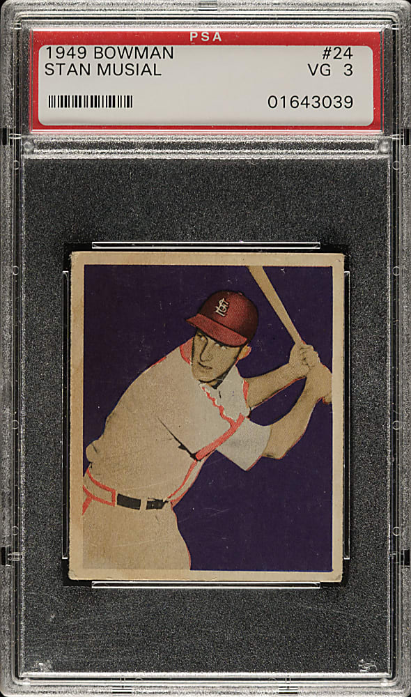 1949 Bowman #24 Stan Musial PSA VG 3