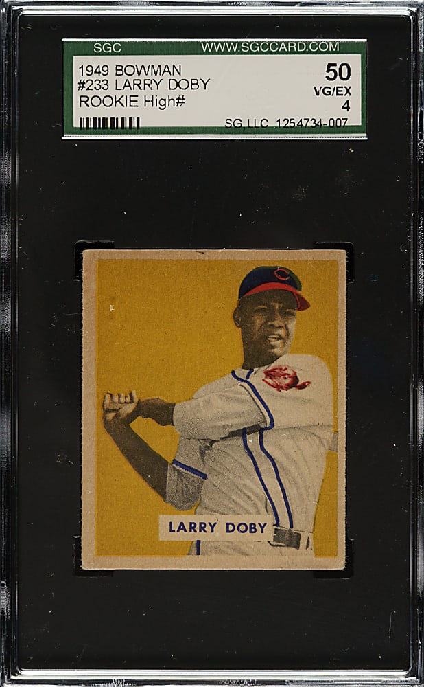 1949 Bowman #233 Larry Doby SGC VG/EX 50