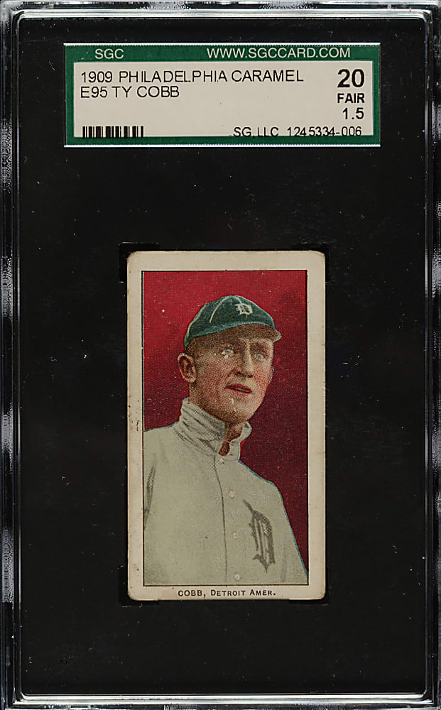 1909 E95 Philadelphia Caramel Ty Cobb SGC FAIR 20