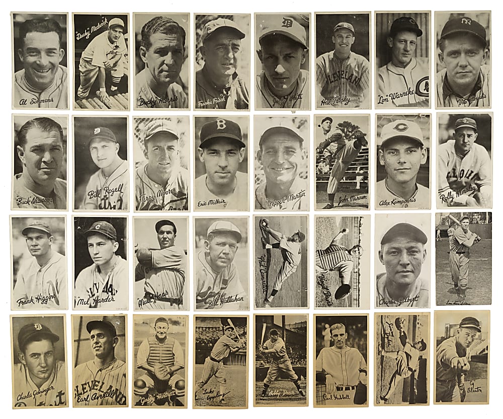 1930s Goudey and National Chicle Fine Pens and Wide Pens Collection (80) Including 27 Hall of Famers