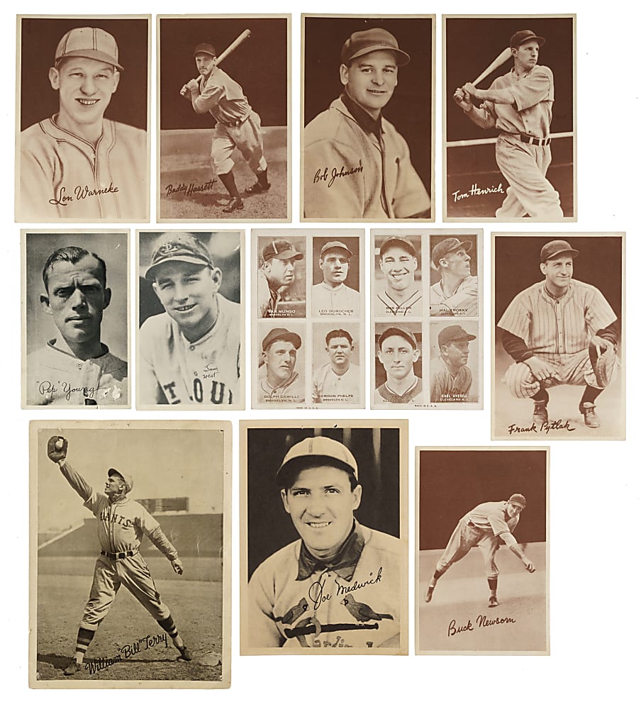 1930s Goudey and National Chicle Fine Pens and Wide Pens Collection (80) Including 27 Hall of Famers