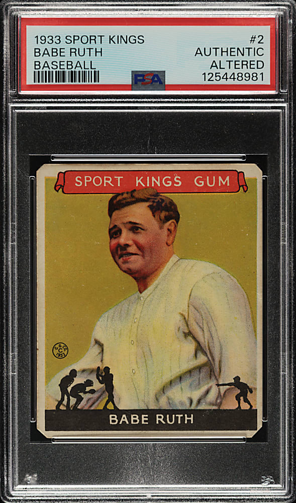 1933 R338 Sport Kings #2 Babe Ruth - PSA