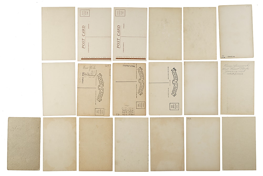 1922 to 1938 Exhibit Collection (23) Including Nine Hall of Famers