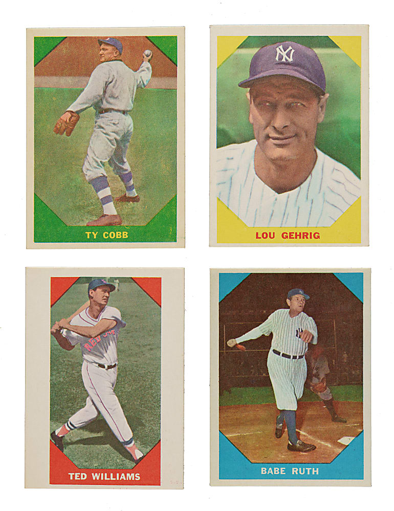 1960 Fleer All-Time Greats Complete Set (79)