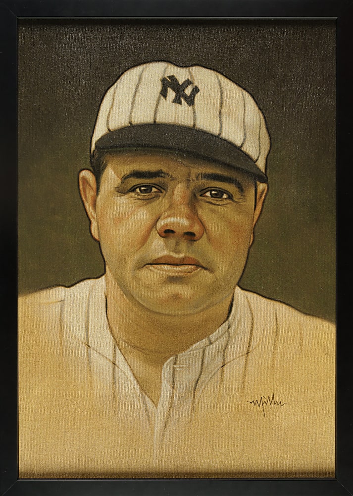 Babe Ruth "Once Upon A Time Series" Original Artwork by Arthur K. Miller