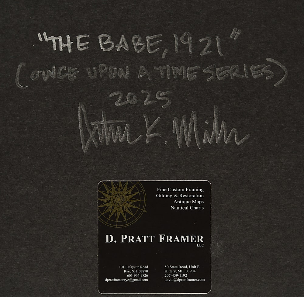 Babe Ruth "Once Upon A Time Series" Original Artwork by Arthur K. Miller