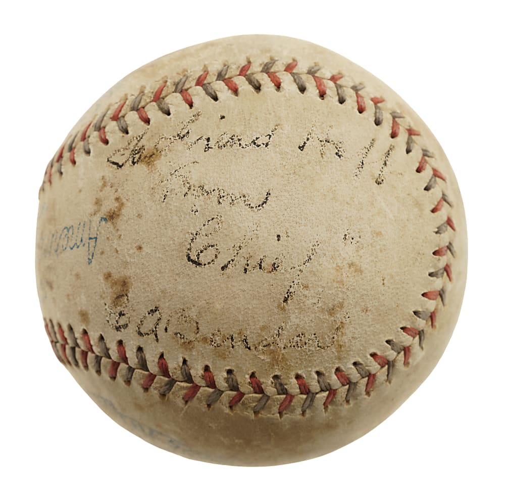 Chief Bender Single-Signed Baseball - PSA/DNA