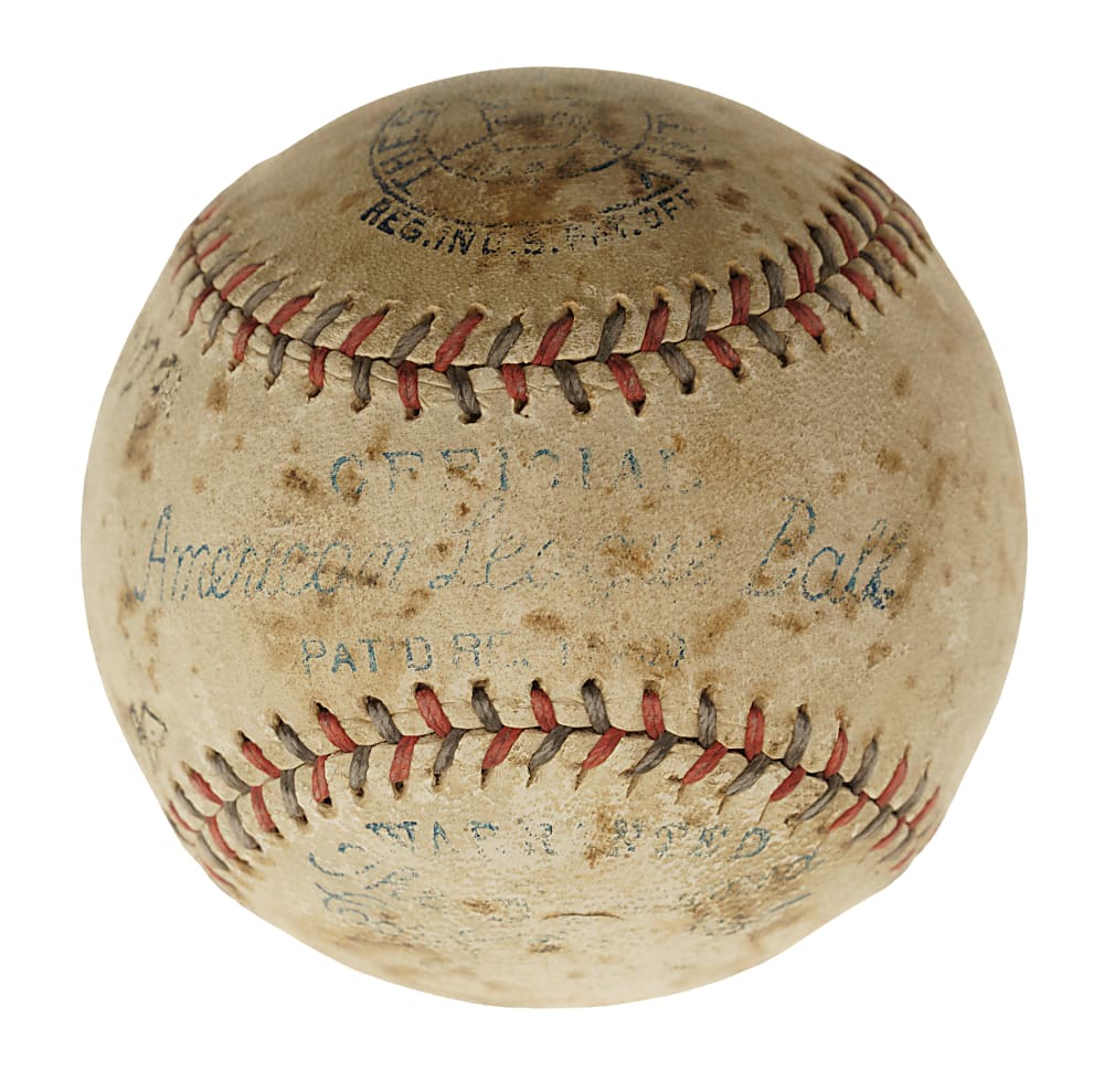 Chief Bender Single-Signed Baseball - PSA/DNA
