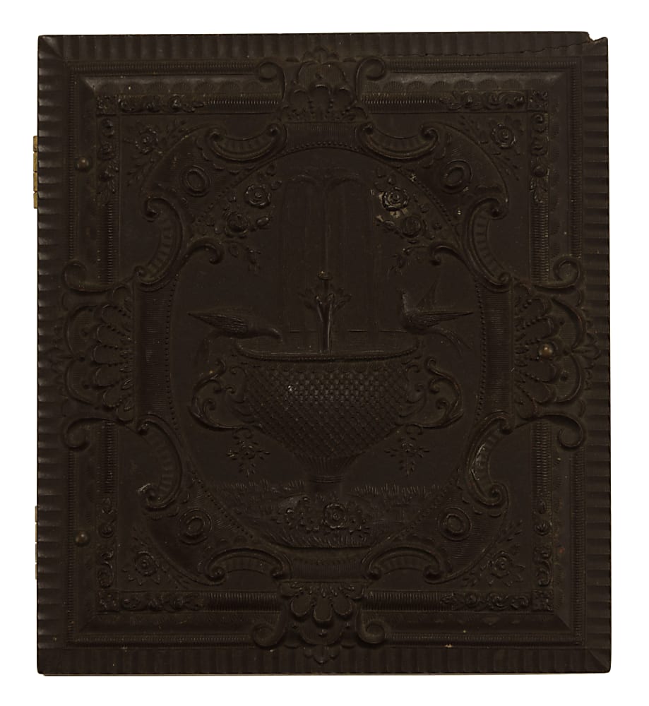 Extraordinary Circa 1880s Harry Wright Tintype in Case