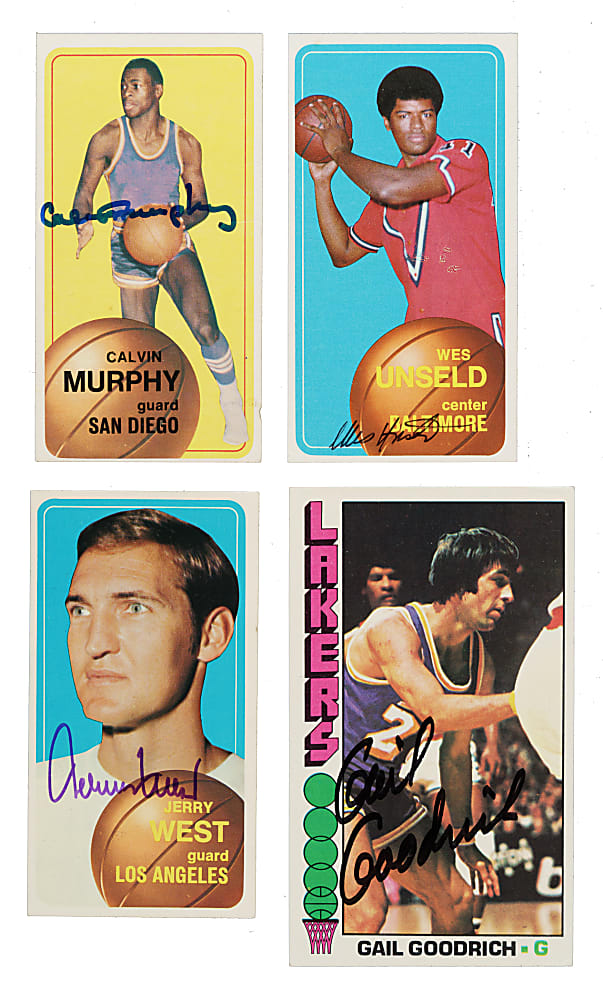 1961 to 2009 Topps, Fleer, Upper Deck, and Star Basketball Hall of Fame and Stars Signed-Card Collection (87) Including Jerry West, Oscar Robertson, and Larry Bird
