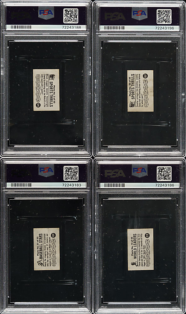 1956 Topps Hocus Focus Collection (44) Including 22 PSA-Graded Cards