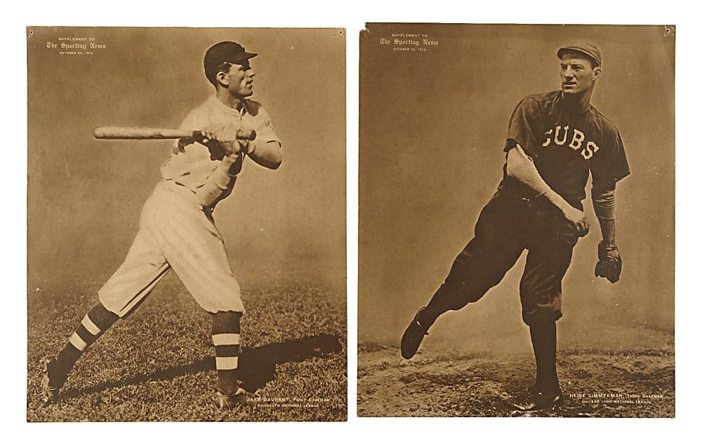 1909-1913 M101-2 Sporting News Supplements Collection (13) Including Frank Chance and Ed Walsh