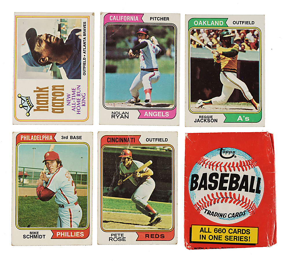 1974 Topps Complete Set (660) Plus Traded Series (44) and Team Checklists (24)