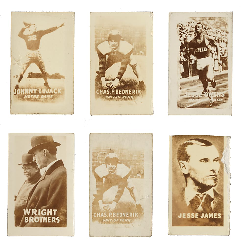 1948 Topps "Magic Photos" Multi-Sport Partial Set (143/252) Plus 67 Duplicates Including Jesse Owens and John L. Sullivan