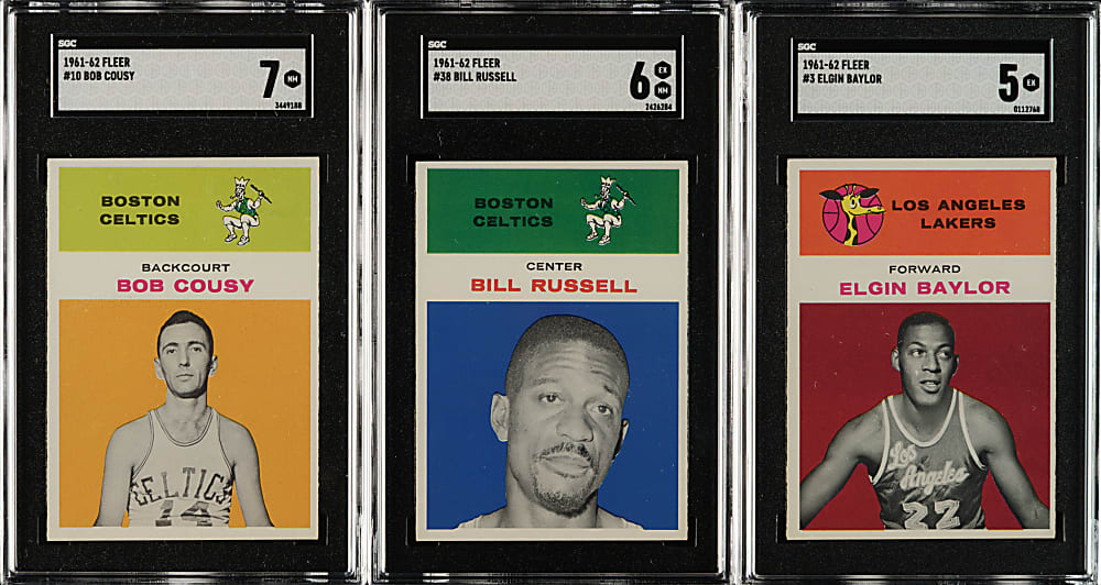 1961-1962 Fleer Basketball Near-Complete Set (65/66)