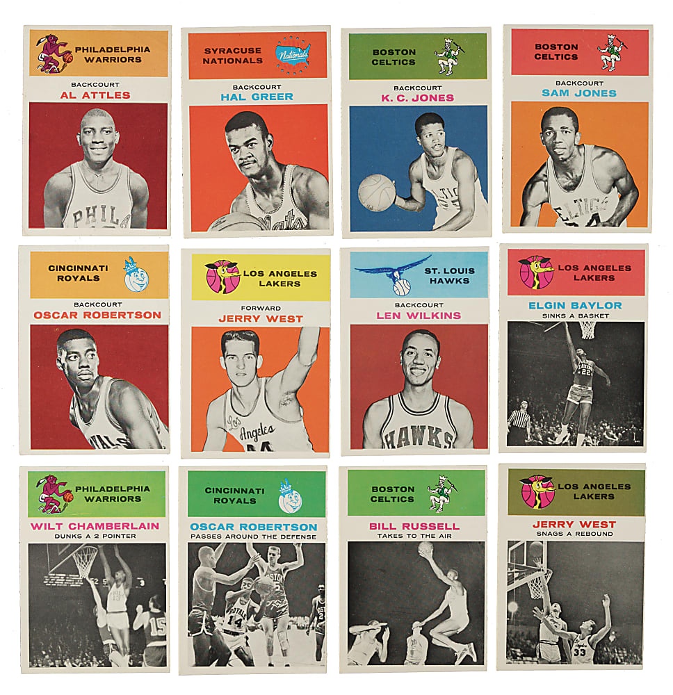 1961-1962 Fleer Basketball Near-Complete Set (65/66)