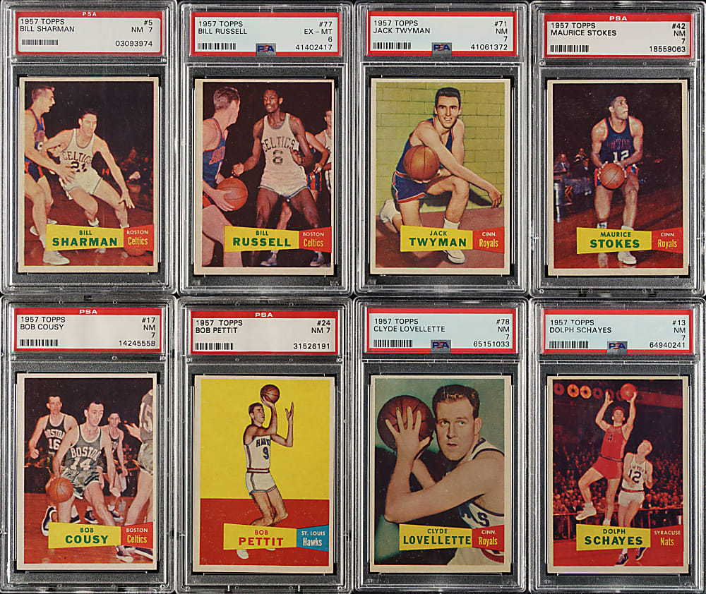 1957-1958 Topps Basketball Complete Set (80): #14 PSA Set Registry (7.00 GPA)