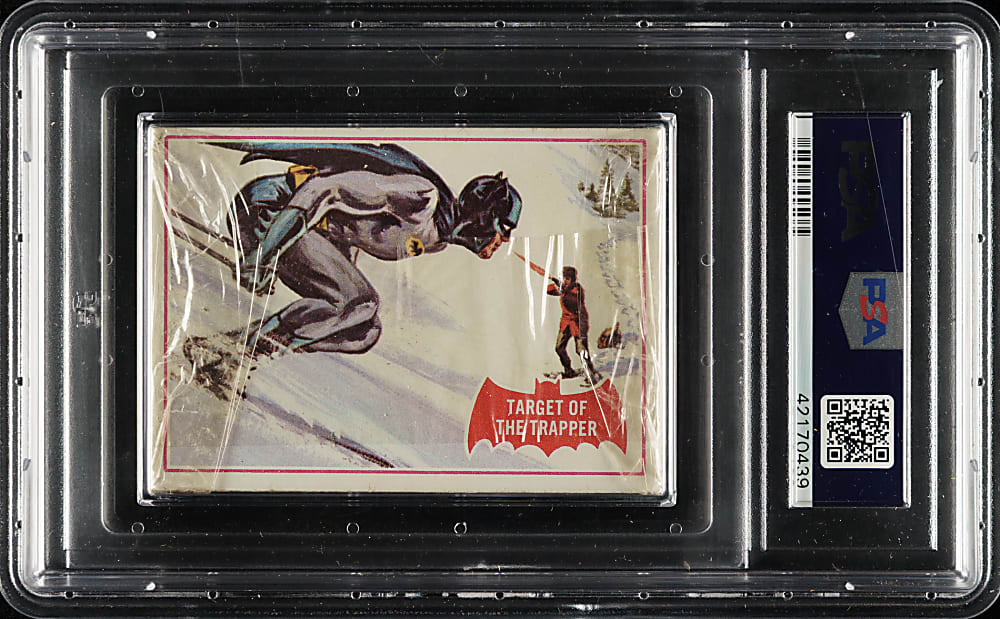 1966 Topps Batman "Red Bat" Series A Unopened Cello Pack PSA MINT 9 - Highest Graded!