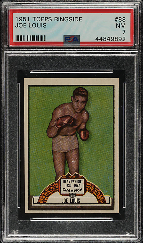 1951 Topps Ringside Boxing #88 Joe Louis PSA NM 7