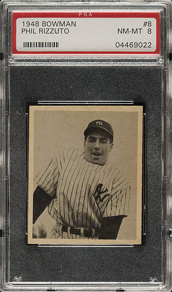 1948 Bowman #8 Phil Rizzuto PSA NM-MT 8