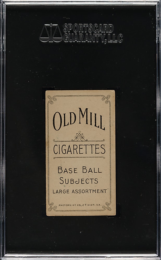 1909-1911 T206 White Border Chief Bender Pitching, Trees in Background SGC EX 5 - Old Mill Back - 1 of 1 - Highest Graded!