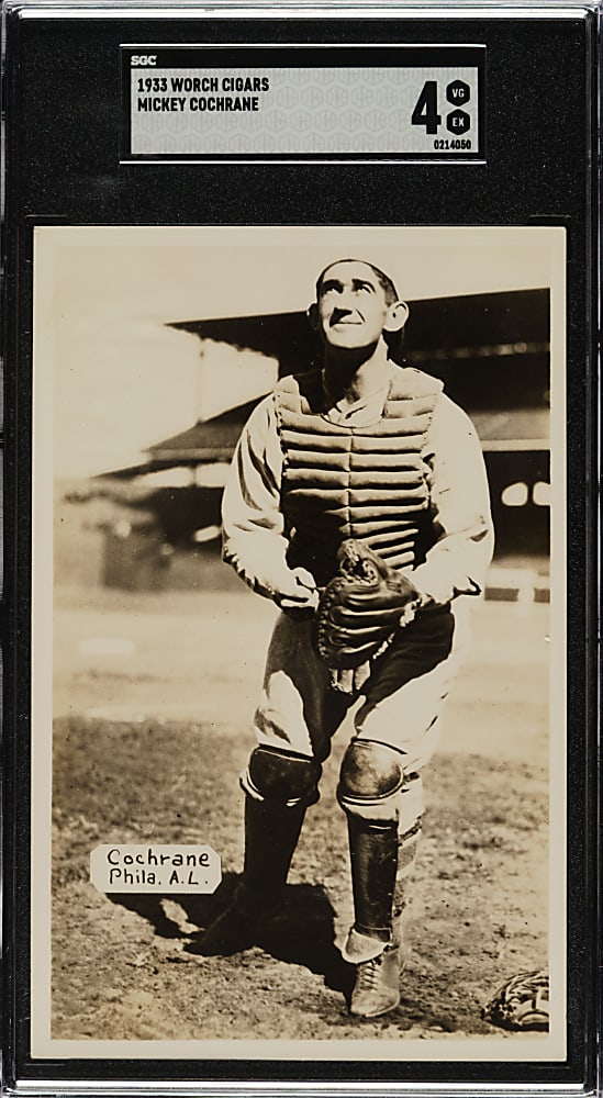 1933 Worch Cigar Mickey Cochrane SGC VG/EX 4