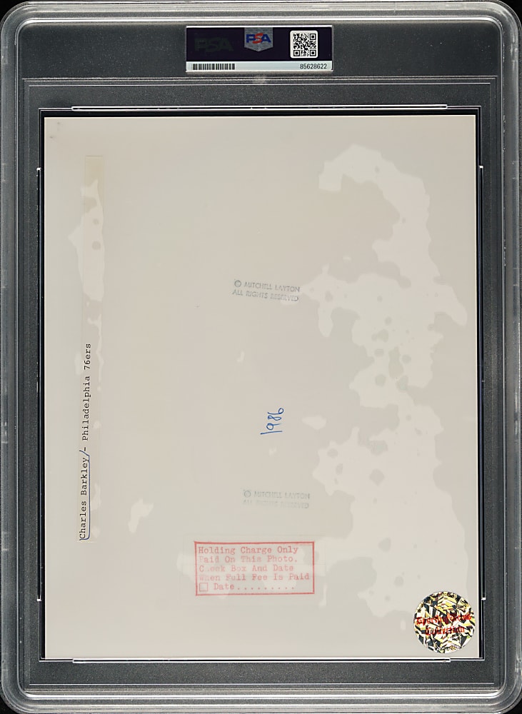 Circa 1986 Charles Barkley Original Mitchell Layton Photograph PSA/DNA Type I