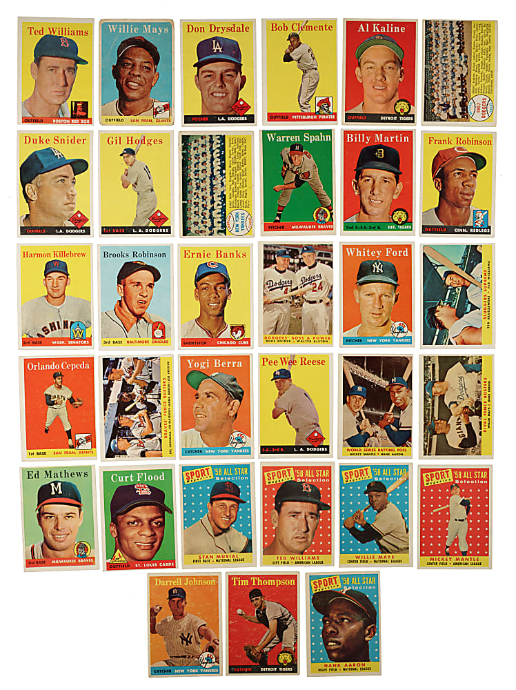 1958 Topps Complete Set (494)