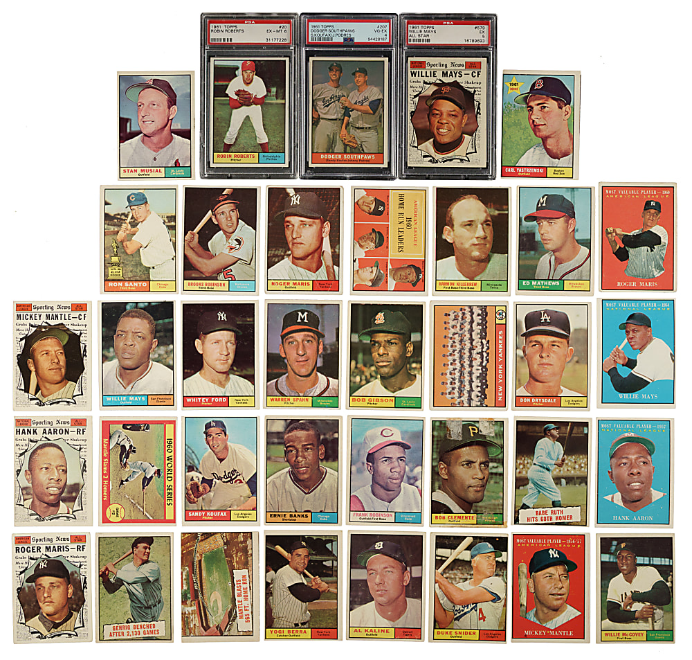 1961 Topps Complete Set (587)