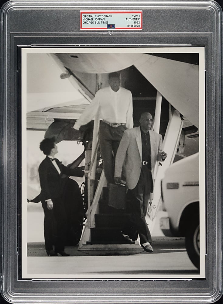 1992 Michael Jordan Original Chicago Sun Times Photograph PSA/DNA Type I