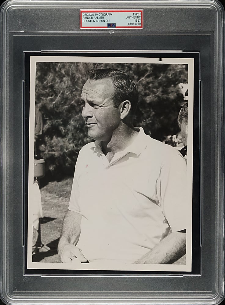 1967 Arnold Palmer Original Houston Chronicle Photograph PSA/DNA Type I