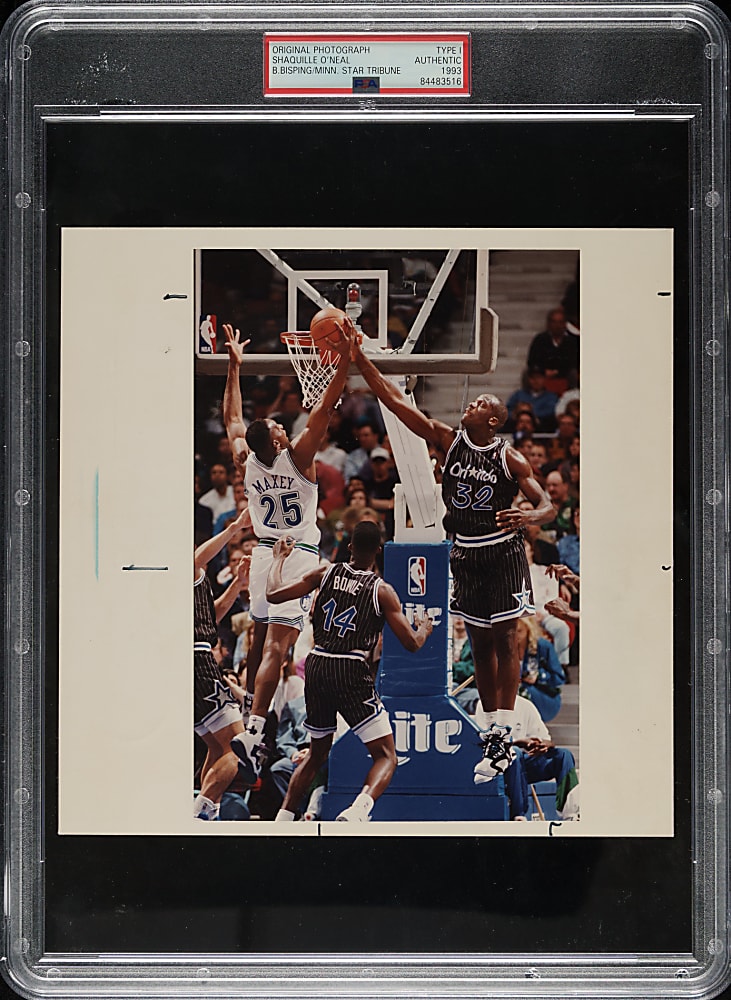 1993 Shaquille O'Neal Original Bruce Bisping Minneapolis Star Tribune Photograph PSA/DNA Type I
