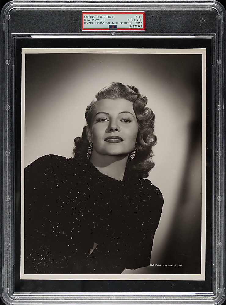 1952 Rita Hayworth Original Irving Lippman Columbia Pictures Photograph PSA/DNA Type I