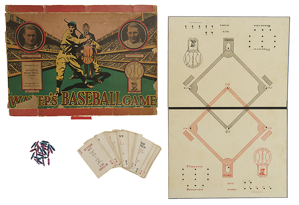 Circa 1930s Waner's Baseball Game